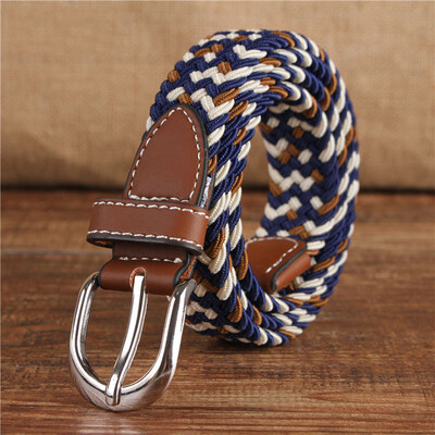 Fashion Unisex belt high quality Elastic tension canvas Alloy pin buckle Men&Women belt solid color casual cowboy Men belt
Fashion Unisex belt high quality Elastic tension canvas Alloy pin buckle Men&Women belt solid color casual cowboy Men belt