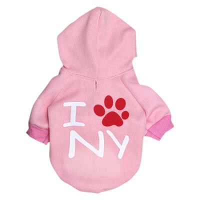 Pink Dog Fashion Outfit Hoodies Pet Outfit Winter Velvet Clothes Hooded 2 Legged Coat Cute Paw Print Hoodie For Dogs
Pink Dog Fashion Outfit Hoodies Pet Outfit Winter Velvet Clothes Hooded 2 Legged Coat Cute Paw Print Hoodie For Dogs