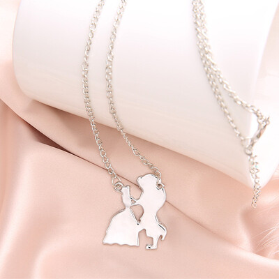 Fashion Beauty&the Beast Necklace For Women Silver Gold Chain Charm Pendant Long Sweater Necklace Minimalist Jewelry Collier
Fashion Beauty&the Beast Necklace For Women Silver Gold Chain Charm Pendant Long Sweater Necklace Minimalist Jewelry Collier