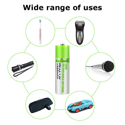 2PCS 12V AA 1450mAh USB Rechargeable Battery Ni-MH Charging Battery Pre-charged for toy Remote Control Computer Mouse Alarm
2PCS 12V AA 1450mAh USB Rechargeable Battery Ni-MH Charging Battery Pre-charged for toy Remote Control Computer Mouse Alarm
