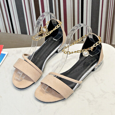 Sandals womens summer fashion outside wearing students with thick heels a word buckle Roman shoes Korean version of the hundred-s
Sandals womens summer fashion outside wearing students with thick heels a word buckle Roman shoes Korean version of the hundred-s