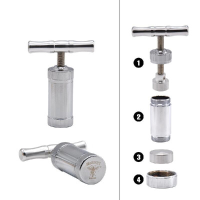 Mini Stainless Steel T-type Crusher Tobacco Grinder Pollen Spice Press Presser Multifunctional Compressor
Mini Stainless Steel T-type Crusher Tobacco Grinder Pollen Spice Press Presser Multifunctional Compressor