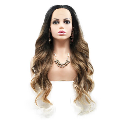 Amazing Star Lace Frontal Wigs Mixed Color Long Wavy Hair 13x3 Half Hand Tied Lace Frontal Synthetic Hair
Amazing Star Lace Frontal Wigs Mixed Color Long Wavy Hair 13x3 Half Hand Tied Lace Frontal Synthetic Hair