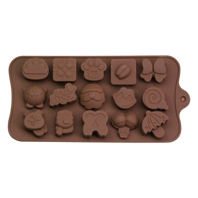 DIY Cartoon Chocolate Mold Cat Kitten Silicone Mold Fondant Gum Paste Chocolate Crafts
