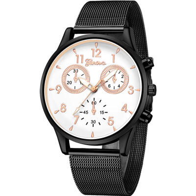 GENEVA Minimalist Sport Watch Woman Stainless Steel Mesh Band Quartz Wristwatch Ladies Military Luxury Watches Creative Montre
GENEVA Minimalist Sport Watch Woman Stainless Steel Mesh Band Quartz Wristwatch Ladies Military Luxury Watches Creative Montre
