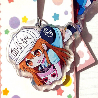 Lets work Anime Cells At Work leukocyte erythrocyte platelet animation surrounding Q version standing card bag pendant keychain
Lets work Anime Cells At Work leukocyte erythrocyte platelet animation surrounding Q version standing card bag pendant keychain