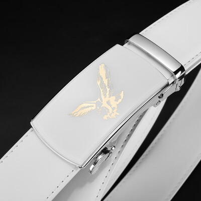 Guangzhou white belt male automatic buckle leather belt mens eagle fashion tide pants with spot can be customized
Guangzhou white belt male automatic buckle leather belt mens eagle fashion tide pants with spot can be customized