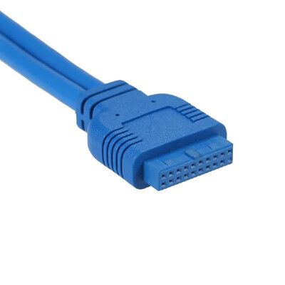 USB 30 Front Panel Hub 2 Port Expansion Bay 20 Pin to USB30 60cm Bracket Adapter Cable for PC Desktop 25" Floppy Bay
USB 30 Front Panel Hub 2 Port Expansion Bay 20 Pin to USB30 60cm Bracket Adapter Cable for PC Desktop 25" Floppy Bay