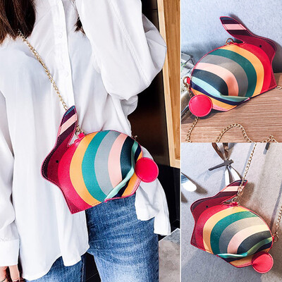Tailored Fashion Women Rainbow Rabbit Zipper Leather Colorful Shoulder Bag Crossbody Bags
Tailored Fashion Women Rainbow Rabbit Zipper Leather Colorful Shoulder Bag Crossbody Bags