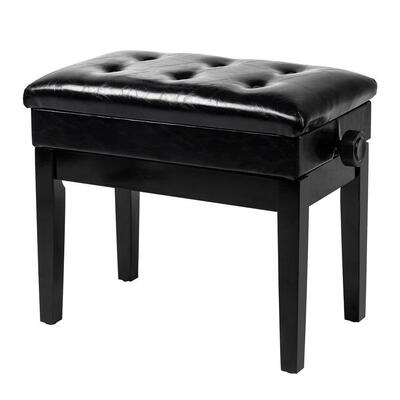 Adjustable Wooden Piano Bench Stool with Sheet Music storage Premium PU Leather Padded Cushion Keyboard SeatBlack
Adjustable Wooden Piano Bench Stool with Sheet Music storage Premium PU Leather Padded Cushion Keyboard SeatBlack