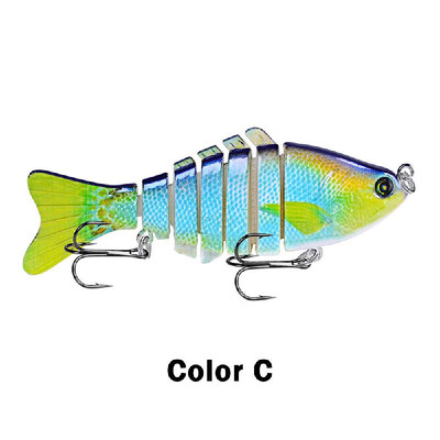 10cm 1561g Fishing Lure Hard Bait Multi Segments Swimbait Crankbait Artificial Fishing Lure Bait with Treble Hooks
10cm 1561g Fishing Lure Hard Bait Multi Segments Swimbait Crankbait Artificial Fishing Lure Bait with Treble Hooks