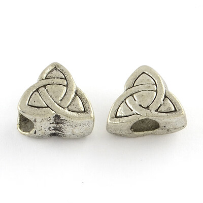 Tibetan Style Alloy European Beads Large Hole Triangle Beads Antique Silver 13x14x7mm Hole 5mm about 331pcs1000g
Tibetan Style Alloy European Beads Large Hole Triangle Beads Antique Silver 13x14x7mm Hole 5mm about 331pcs1000g