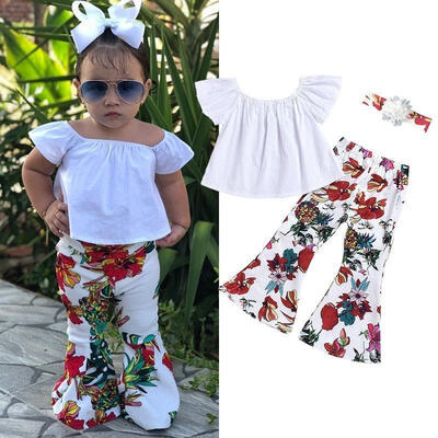 Fashion Toddler Baby Girls T-shirt TopsFloral Flared Long Pants Bell Bottoms Outfits
Fashion Toddler Baby Girls T-shirt TopsFloral Flared Long Pants Bell Bottoms Outfits