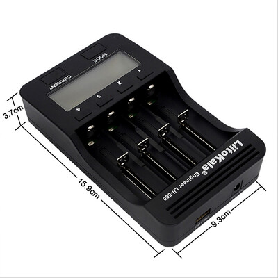 LiitoKala Lii-500 Intelligent Battery Charger Smart Charger w 4 Battery Slots LCD Display for Ni-MH Ni-Cd Li-ion Rechargeable Bat
LiitoKala Lii-500 Intelligent Battery Charger Smart Charger w 4 Battery Slots LCD Display for Ni-MH Ni-Cd Li-ion Rechargeable Bat