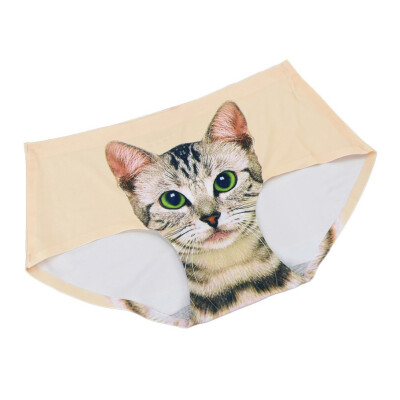 Sexy Pussycat Womens Panties Funny Female Anti-emptied 3D Cat Printed Lingerie Seamless Panties for Women White Black Underwear
Sexy Pussycat Womens Panties Funny Female Anti-emptied 3D Cat Printed Lingerie Seamless Panties for Women White Black Underwear