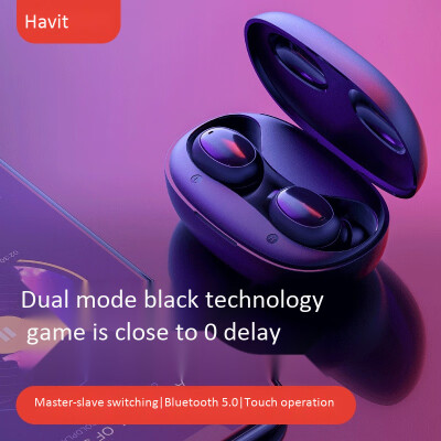 HAVIT I95 TWS Bluetooth Earphones V50 HD Stereo Wireless Microphone IPX5 Noise Cancelling Gaming Headset Paired Separately
HAVIT I95 TWS Bluetooth Earphones V50 HD Stereo Wireless Microphone IPX5 Noise Cancelling Gaming Headset Paired Separately