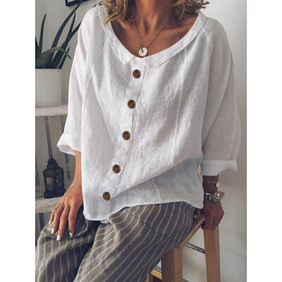 Nomeni Women Fashion Loose Cotton Linen Button Solid Daily Casual Shirt Blouse Tops
Nomeni Women Fashion Loose Cotton Linen Button Solid Daily Casual Shirt Blouse Tops
