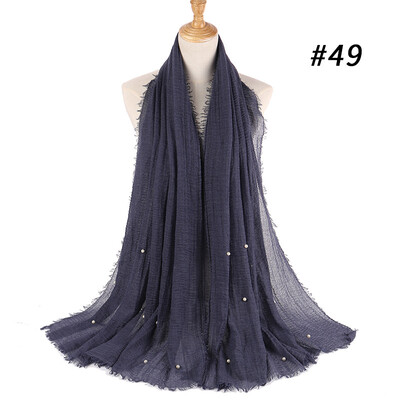 Cotton&linen crumpled monochrome womens scarf hot two-headed pearl accessories headscarf girls
Cotton&linen crumpled monochrome womens scarf hot two-headed pearl accessories headscarf girls