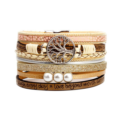 Leather Cuff Bracelet Handmade Jewelry Lucky Charm Rhinestone Friendship Bracelet WomenGirlsKids Gifts Bracelets
Leather Cuff Bracelet Handmade Jewelry Lucky Charm Rhinestone Friendship Bracelet WomenGirlsKids Gifts Bracelets