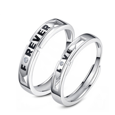 Forever Love Couple Rings Jewelry Couple Silver Jewelry Design Korean Opening Ring Wedding Ring Crown Crown Zircon Ring Woman
Forever Love Couple Rings Jewelry Couple Silver Jewelry Design Korean Opening Ring Wedding Ring Crown Crown Zircon Ring Woman