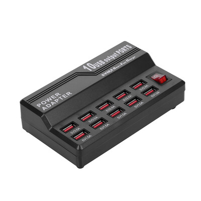 Smart Charging Station with 10 Ports USB Charging Dock USB Charger of Universal Compatibility Charging Station for Family&Offi
Smart Charging Station with 10 Ports USB Charging Dock USB Charger of Universal Compatibility Charging Station for Family&Offi