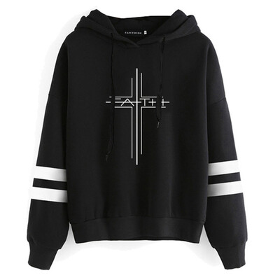 New Women Printed Sweatshirt Faith Cross Graphic Pullover Hoodie Loose Casual Hooded Female Hoodie
New Women Printed Sweatshirt Faith Cross Graphic Pullover Hoodie Loose Casual Hooded Female Hoodie