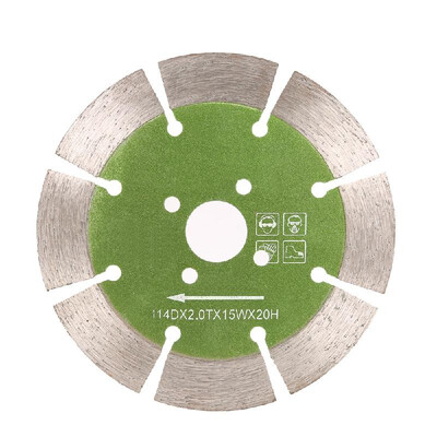 1142020mm Dry Cutting Segmented Diamond Cutting Blade with Cooling Holes 20mm Inner Diameter Marble Granite Tile Incising For A
1142020mm Dry Cutting Segmented Diamond Cutting Blade with Cooling Holes 20mm Inner Diameter Marble Granite Tile Incising For A