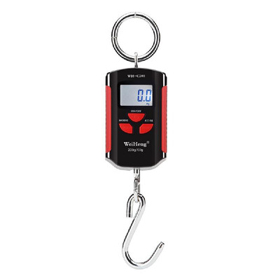 WeiHeng Digital Electronic Luggage Fishing Postal Hanging Scale Hook 200KG 440Lbs Weight Capacity with Backlit LCD Display
WeiHeng Digital Electronic Luggage Fishing Postal Hanging Scale Hook 200KG 440Lbs Weight Capacity with Backlit LCD Display