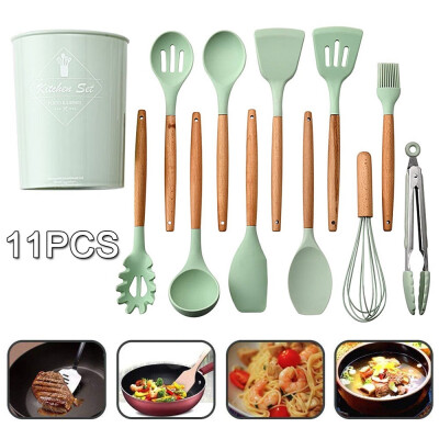91011Pcs Cookware Set Silicone Kitchen High Temperature Appliance Set Cooking Spatula Turner Heat-resistant Tool Cookware
91011Pcs Cookware Set Silicone Kitchen High Temperature Appliance Set Cooking Spatula Turner Heat-resistant Tool Cookware