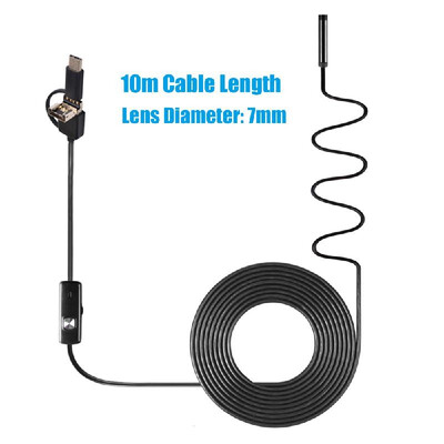 3-in-1 Industrial Endoscope Borescope Inspection Camera Built-in 6 LEDs IP67 Waterproof USB Type-C Endoscope for Android Smartphon
3-in-1 Industrial Endoscope Borescope Inspection Camera Built-in 6 LEDs IP67 Waterproof USB Type-C Endoscope for Android Smartphon