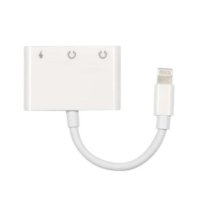 IPH-013 3-in-1 Lightning To DC 35mm Aux Audio Earphone And Double Lightning Female Jack Adapter Converter For IPhone
IPH-013 3-in-1 Lightning To DC 35mm Aux Audio Earphone And Double Lightning Female Jack Adapter Converter For IPhone