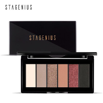 STAGENIUS Eye Shadow 6-Color Shimmer Glitter Matte Eyeshadow Palette Long-lasting With Mirror
STAGENIUS Eye Shadow 6-Color Shimmer Glitter Matte Eyeshadow Palette Long-lasting With Mirror