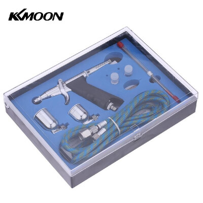 KKmoon Professional Double Action Pistol Trigger Airbrush Set with Hose 3 Tips 2 Cups for Art Painting Tattoo Manicure Spray Model
KKmoon Professional Double Action Pistol Trigger Airbrush Set with Hose 3 Tips 2 Cups for Art Painting Tattoo Manicure Spray Model