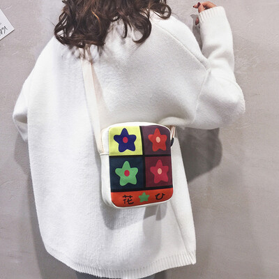 Small fresh flower bag female 2019 new Japanese&Korean Harajuku student shoulder Messenger bag chic wild canvas bag
Small fresh flower bag female 2019 new Japanese&Korean Harajuku student shoulder Messenger bag chic wild canvas bag