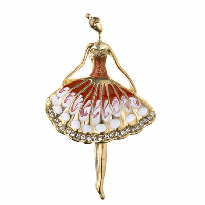 New Fashion Women Elegant Jewelry Rainbow Painted Hydro Dipped Dancing Ballet Girl Brooch
New Fashion Women Elegant Jewelry Rainbow Painted Hydro Dipped Dancing Ballet Girl Brooch