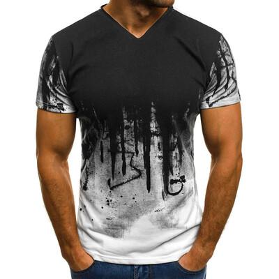 Toponeto Mens V-Neck Gradient Striped Pattern Casual Fashion Lapel Short Sleeve Shirt
Toponeto Mens V-Neck Gradient Striped Pattern Casual Fashion Lapel Short Sleeve Shirt