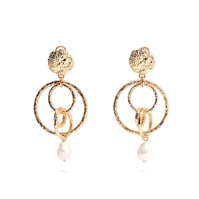 ZA JEWELRY 2019 New vintage exaggerated big round metal pearl statement earring for women party wedding
ZA JEWELRY 2019 New vintage exaggerated big round metal pearl statement earring for women party wedding