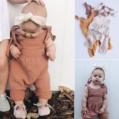 Toddler Infant Boys Girls Linen Sleeveless Braces Strap Romper Jumpsuit Summer Clothes
Toddler Infant Boys Girls Linen Sleeveless Braces Strap Romper Jumpsuit Summer Clothes