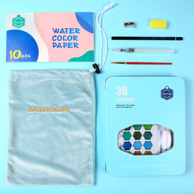 2019 NEW Solid Water Color With Iron Box For Beginners Portable Painting Supplies 36 Colors High Quality
2019 NEW Solid Water Color With Iron Box For Beginners Portable Painting Supplies 36 Colors High Quality