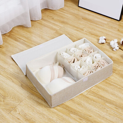 Gobestart Clothes Storage Box Foldable Closet Organizer For Bra Underwear Drawer Divider
Gobestart Clothes Storage Box Foldable Closet Organizer For Bra Underwear Drawer Divider
