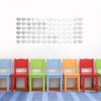〖Follure〗50Pcs Mirror Heart-shap Vinyl Removable Wall Sticker Decal Home Decor Art DIY GD
〖Follure〗50Pcs Mirror Heart-shap Vinyl Removable Wall Sticker Decal Home Decor Art DIY GD