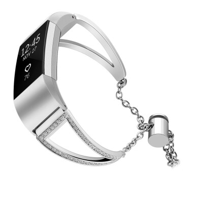 〖Follure〗Replacement Stainless Steel Crystal Watch Band Wrist strap For Fitbit Charge 2
〖Follure〗Replacement Stainless Steel Crystal Watch Band Wrist strap For Fitbit Charge 2