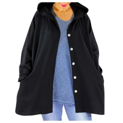 Toponeto Women Fashion Solid Button Cardigan Hooded Pocket Splice Long Sleeve Coats
Toponeto Women Fashion Solid Button Cardigan Hooded Pocket Splice Long Sleeve Coats
