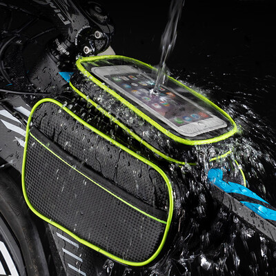 Bowonik mountain bike front beam bag 62 inch touch screen riding bag road bike Jingdong mobile phone bag from the upper tube package camping waterproof saddle bag riding equipment accessories black green side
Bowonik mountain bike front beam bag 62 inch touch screen riding bag road bike Jingdong mobile phone bag from the upper tube package camping waterproof saddle bag riding equipment accessories black green side