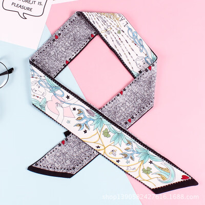 Korean version of the summer decorative silk scarf scarf small scarf 2018 spring&autumn wild women color matching silk small scarf wholesale
Korean version of the summer decorative silk scarf scarf small scarf 2018 spring&autumn wild women color matching silk small scarf wholesale