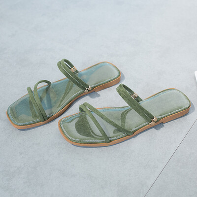 Shoes with hemiskirts 2019 summer version of the new Korean version of flat-soled slippers female Internet celebrities fashion
Shoes with hemiskirts 2019 summer version of the new Korean version of flat-soled slippers female Internet celebrities fashion