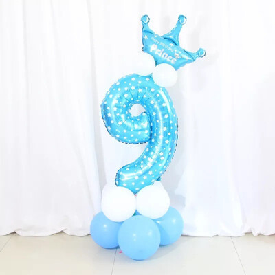 FUNNYBUNNY Mix set 30" Numbers 0-9 pink&Blue Typ foil balloons Birthday Party balloons Pink With Crown Shape
FUNNYBUNNY Mix set 30" Numbers 0-9 pink&Blue Typ foil balloons Birthday Party balloons Pink With Crown Shape