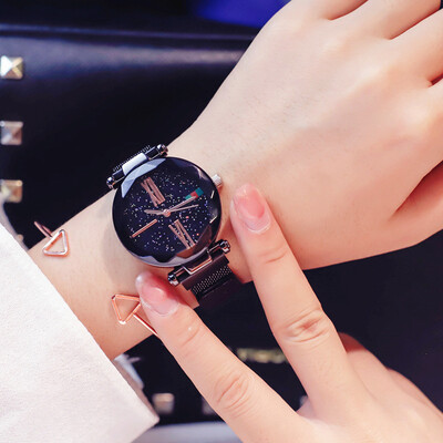 Rose Gold Ladies Watch Luxury Brand Womens Quartz Bracelet Watches Starry Sky Magentic Watch Female Wristwatch relogio feminino
Rose Gold Ladies Watch Luxury Brand Womens Quartz Bracelet Watches Starry Sky Magentic Watch Female Wristwatch relogio feminino
