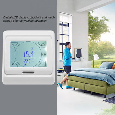 Greensen LCD Digital Touch Screen Week Programmable Floor Heating Thermostat Temperature Controller
Greensen LCD Digital Touch Screen Week Programmable Floor Heating Thermostat Temperature Controller