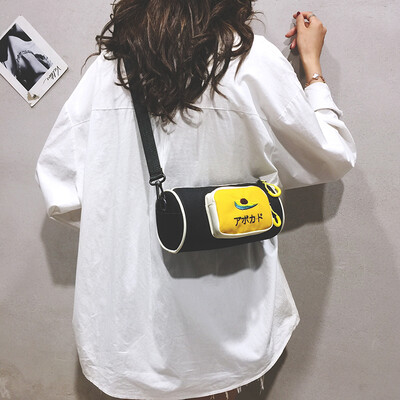 Mini bag female 2019 new ins net red ocean cylinder bag Korean version of the wild canvas shoulder Messenger bag
Mini bag female 2019 new ins net red ocean cylinder bag Korean version of the wild canvas shoulder Messenger bag